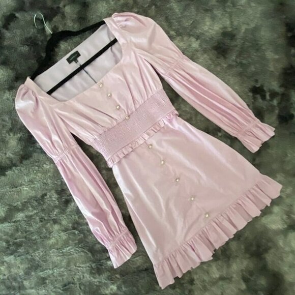 MAJORELLE Lomita Mini Dress in Bubblegum Pink - Picture 2 of 12